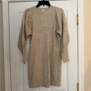 a new day Beige Long Sleeve Dress